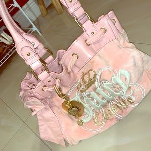 Juicy Couture Pink Velour purse